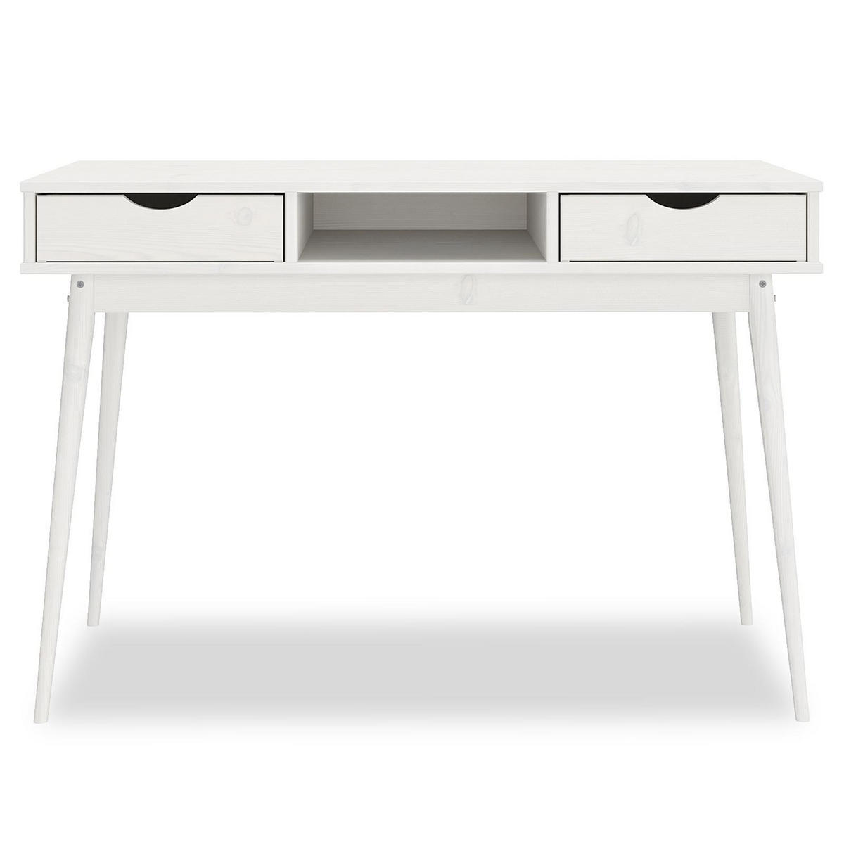 SCHREIBTISCH STEFANO weiß - Weiß, Holz (50/110/75cm) - IDIMEX