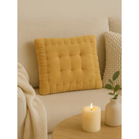 ZIERKISSEN Butterkeks Keks 40 x 30 cm - Beige, Textil (30/40/10cm) - United Labels