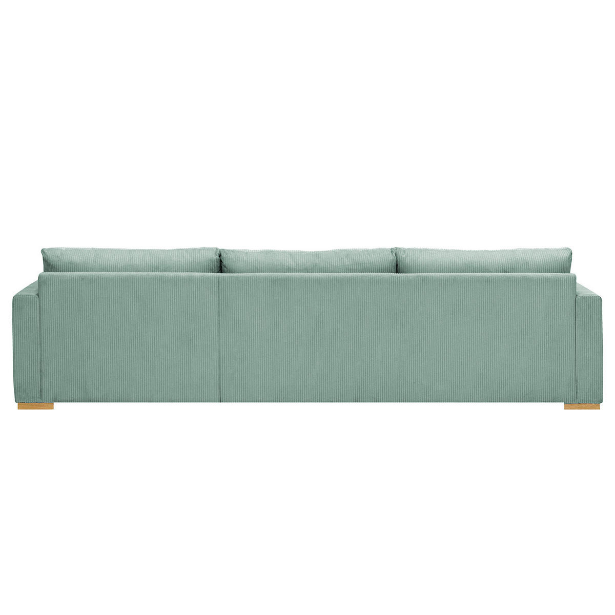 ECKSOFA mit Longchair - Blau, Textil (299/164cm) - home24