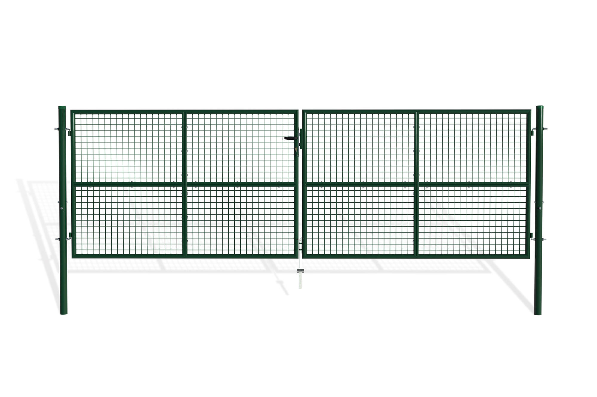 ZAUNTOR Olga Grün 4m H.130cm - Grün, Metall (406/131cm) - Casanoov