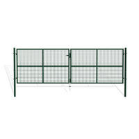 ZAUNTOR Olga Grün 4m H.130cm - Grün, Metall (406/131cm) - Casanoov