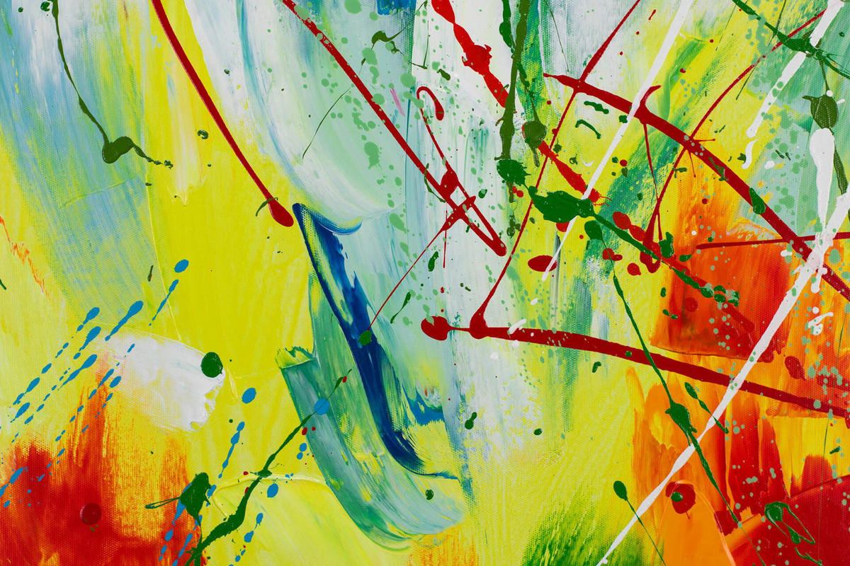 ÖLGEMÄLDE 60/60 cm - Multicolor, Holz/Textil (1.1/60cm) - KUNSTLOFT