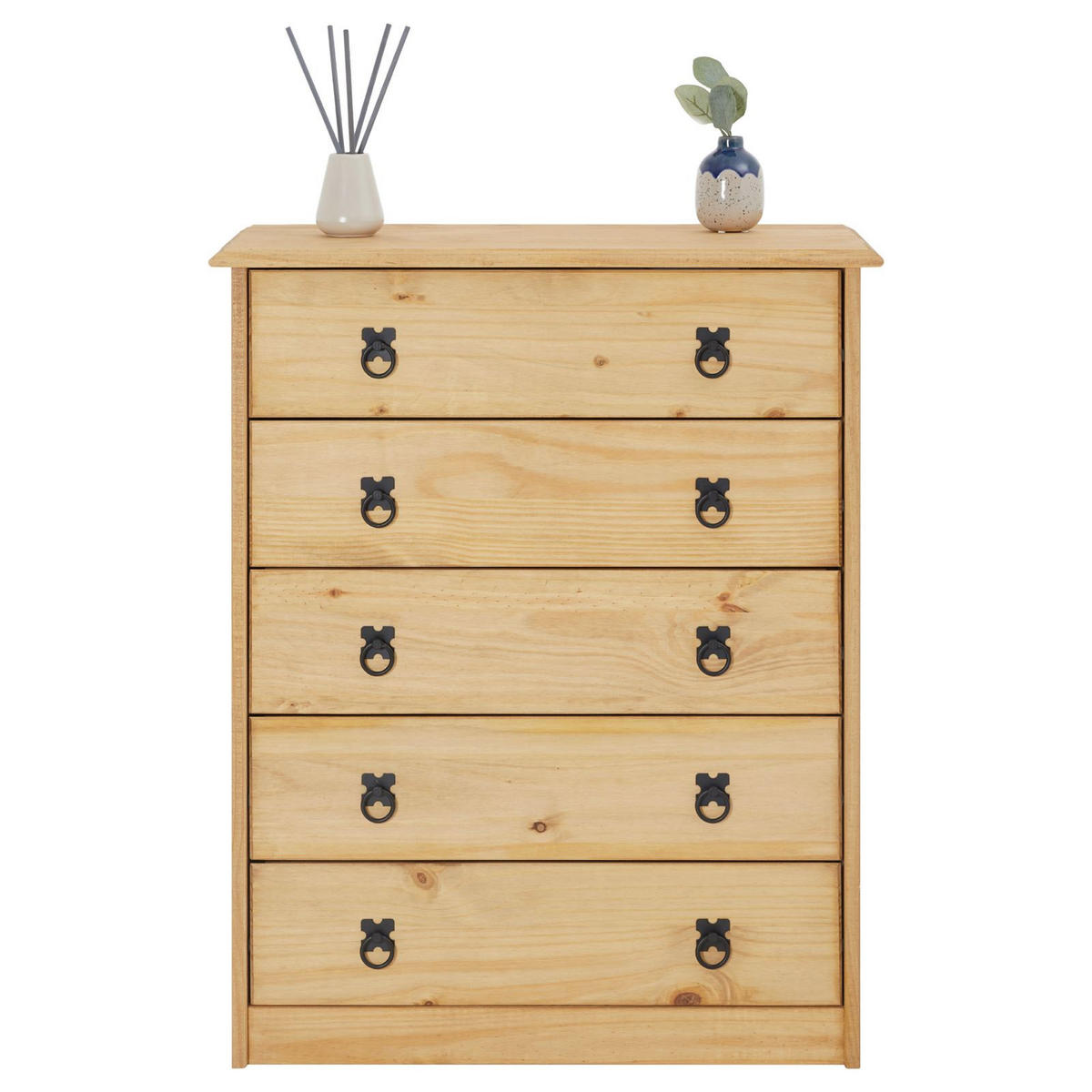 KOMMODE BARRIO - Naturfarben, Holz (71/88/34cm) - CARO-Möbel