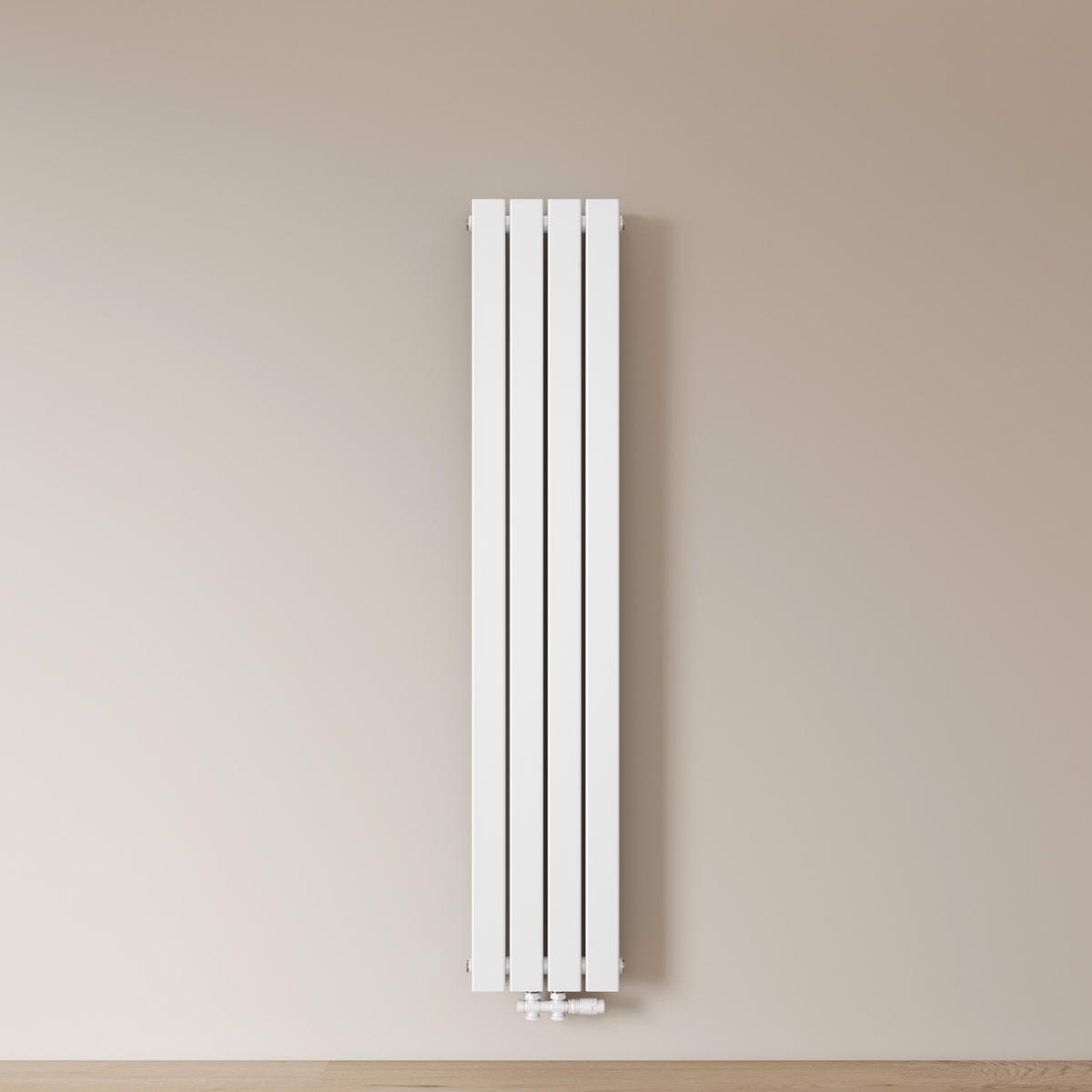 HEIZKÖRPER Flachheizkörper Weiß 160/30/6,3 cm - Weiß, Metall (30/160/6.3cm) - EMKE