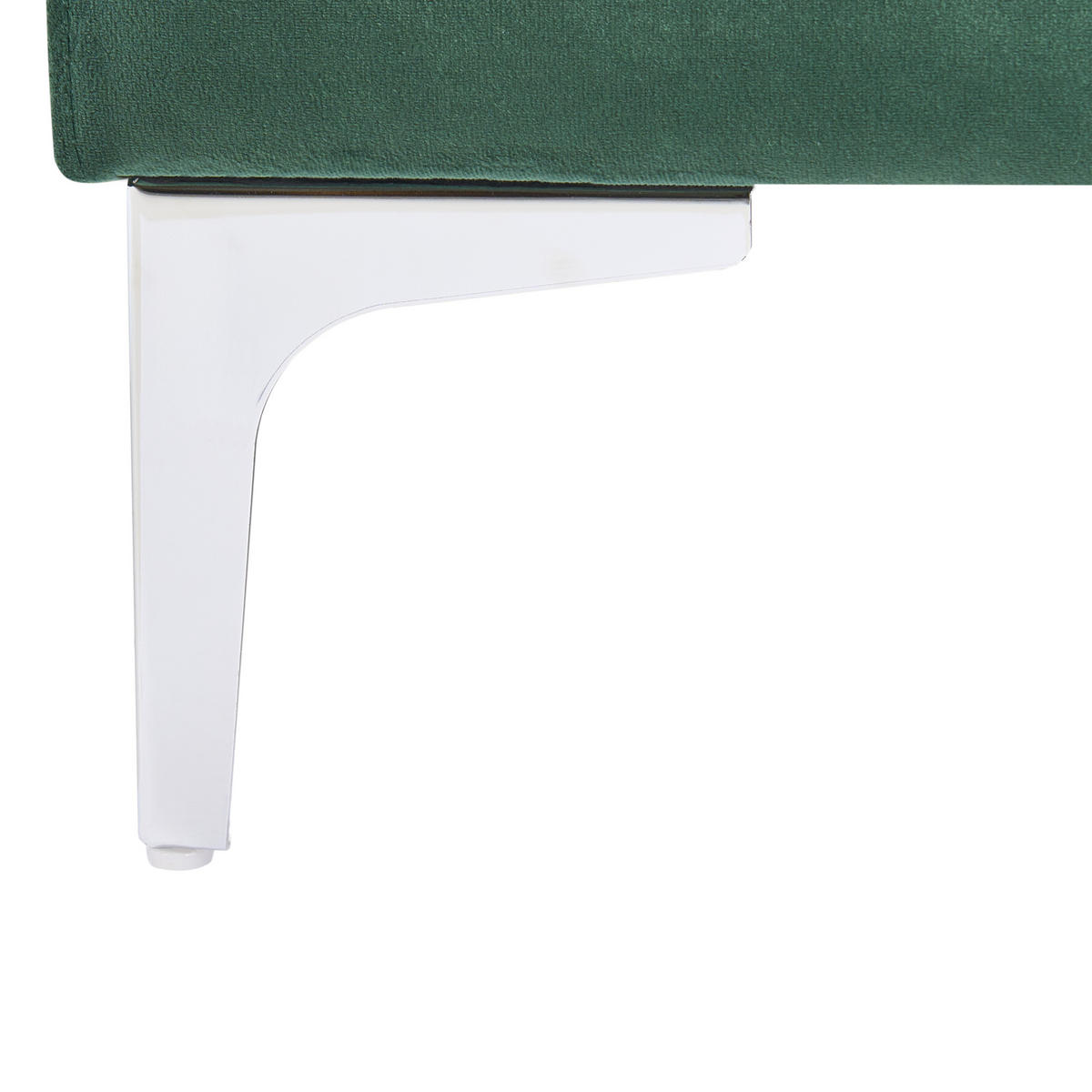 OTTOMANE Evja 85/85/48 cm - Grün, Textil (85/48/85cm) - Beliani