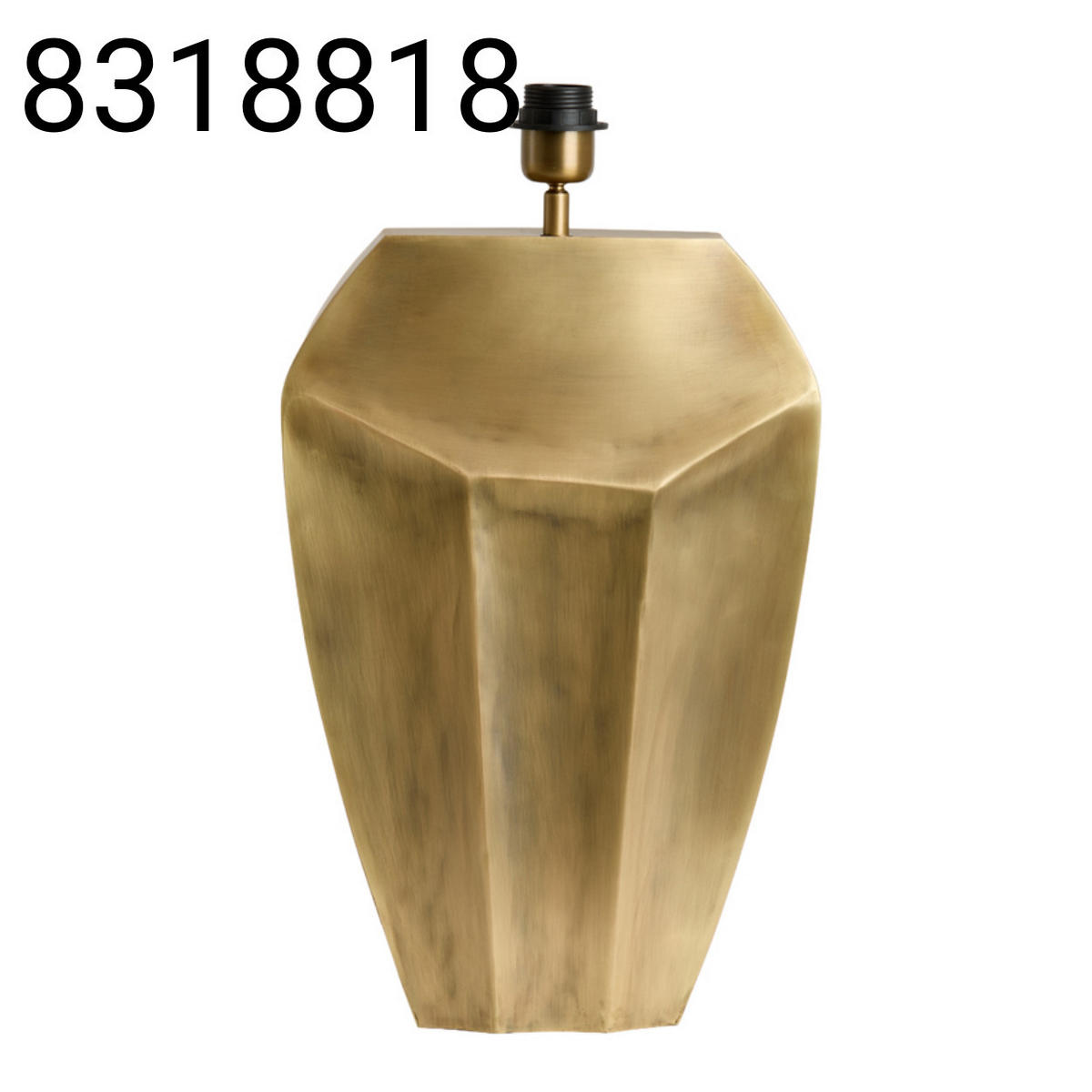 LAMPENFUSS Cordoba - Bronze - 30/13/48 cm - Bronzefarben, Metall (30/13/48cm) - Light & Living