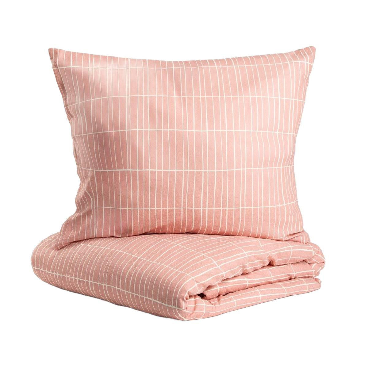 BETTWÄSCHE Grila Baumwolle rosa 140/200 cm - Rosa, Textil (140/200cm) - Homla