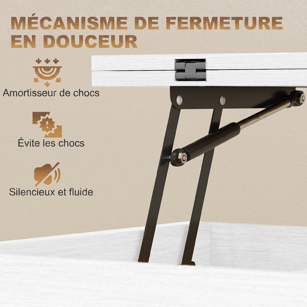COUCHTISCH PANG-M4K7W2 Weiß - Weiß, Holzwerkstoff (98/49/55cm) - PANGIVO