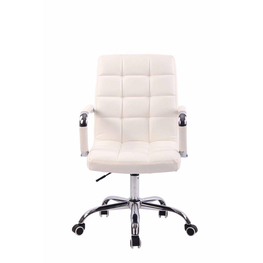 Thumbnail - TPFLiving Bürostuhl, Weiß, Textil, 56x104x62 cm, Arbeitszimmer, Bürostühle, Drehstühle