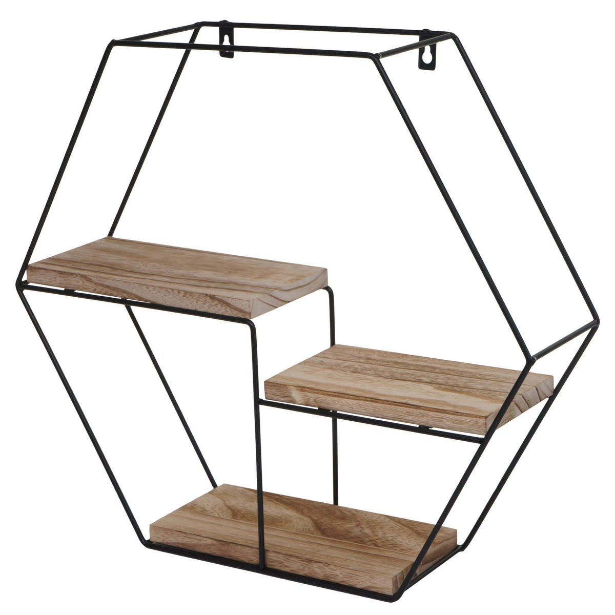 WANDREGAL Beige - Beige, Holz (49/43/11cm) - MCW