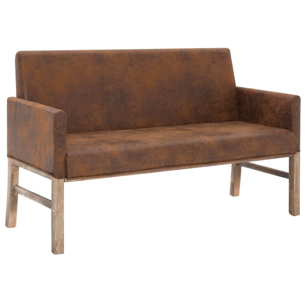 vidaXL Sitzbank Braun 62x84.5x140 cm