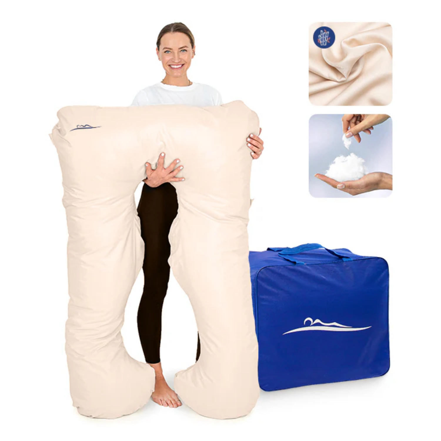 KOMFORTKISSEN - Beige - Beige, Textil (100/150cm) - KomfortKissen