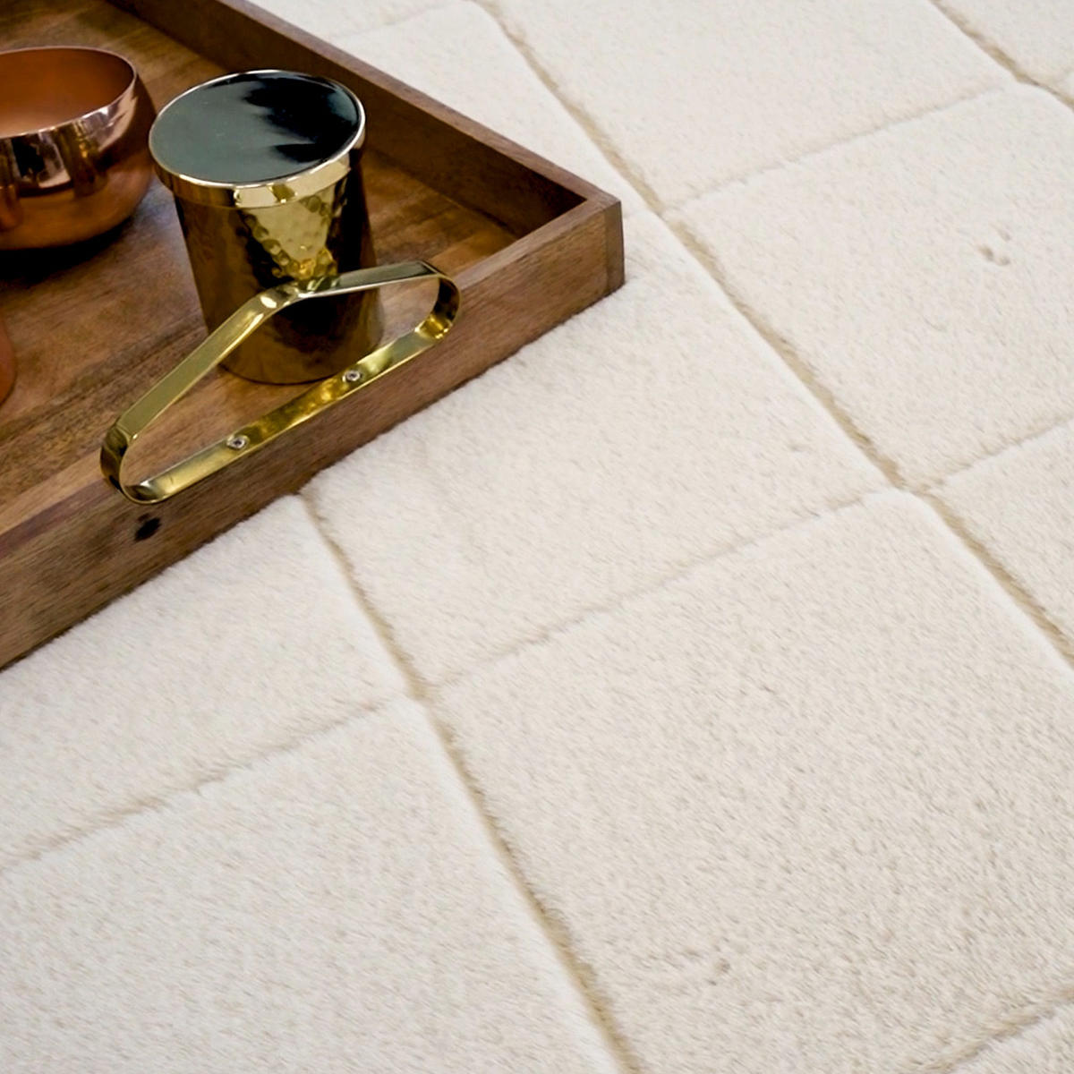 HOCHFLOR-TEPPICH Moment 600 Ivory 160x230 cm - Creme, Textil (160/230cm) - carpet city