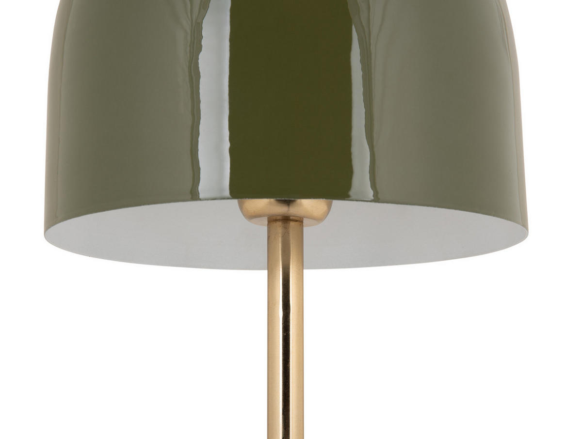 TISCHLAMPE Manta 20/20/50 cm - Grün, Metall (20/20/50cm) - Leitmotiv