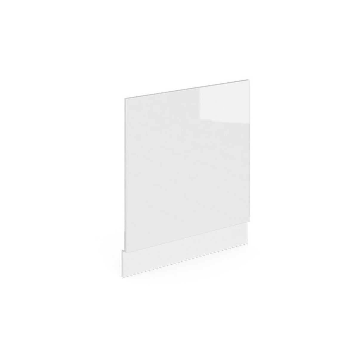 FRONTBLENDE R-Line Weiß Hochglanz 60 cm ohne AP - Weiß Hochglanz/Weiß, Holzwerkstoff (60/57.2/1.6cm) - Vicco