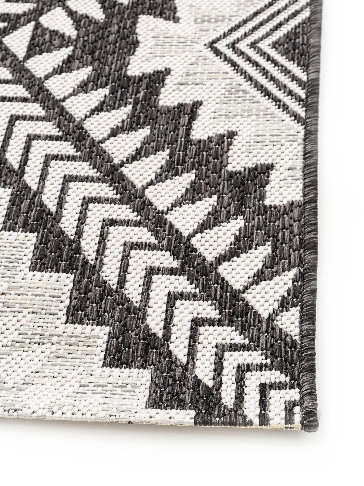 OUTDOORTEPPICH Cleo Schwarz 80x150 cm - Schwarz, Textil (80/150cm) - benuta Nest