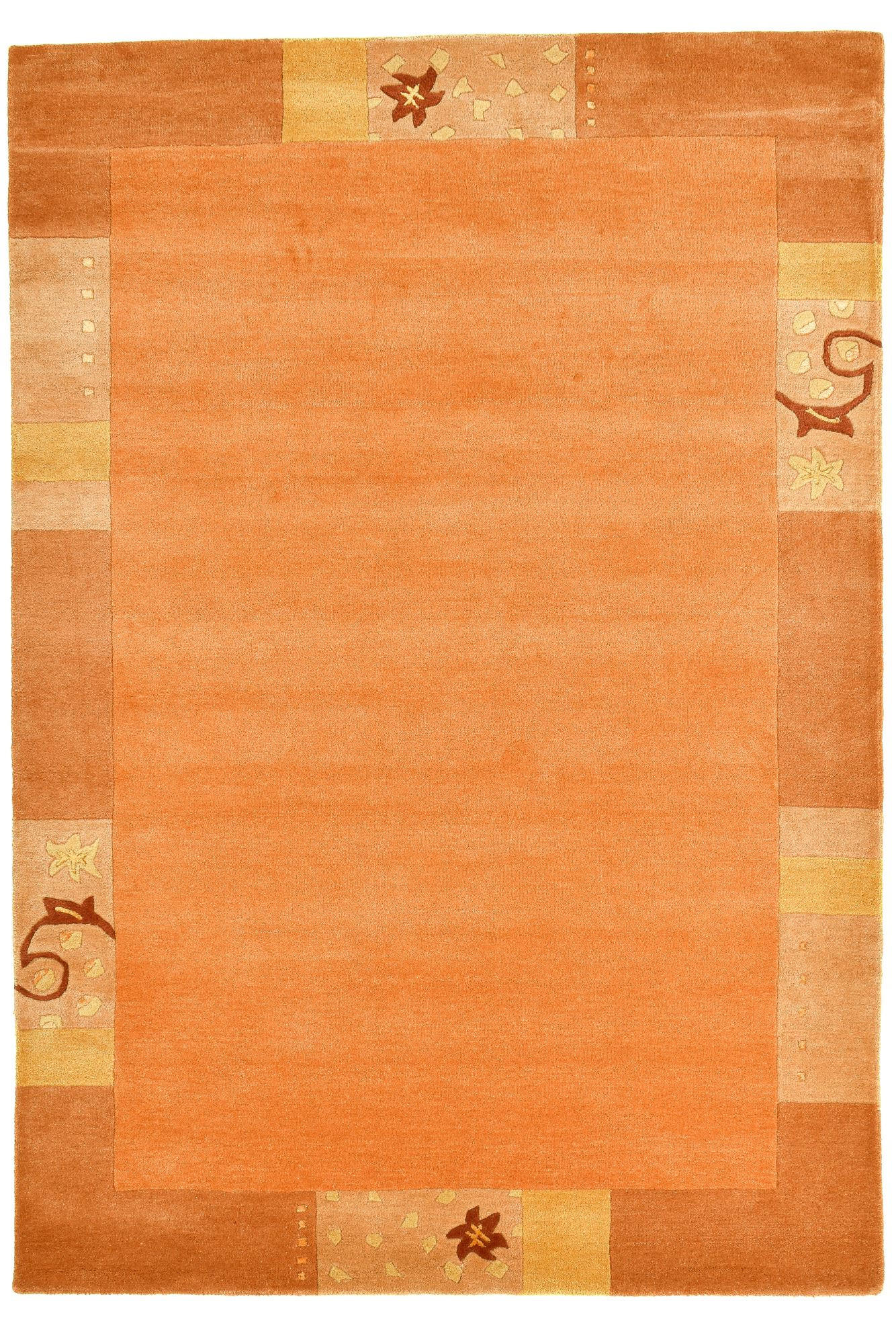 HANDTUFTTEPPICH Royal Ganges 240x340 cm - Terra cotta, Textil (240/340cm) - THEKO