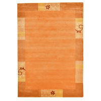 HANDTUFTTEPPICH Royal Ganges 70x140 cm - Terra cotta, Textil (70/140cm) - THEKO