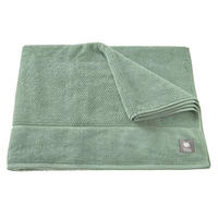 DUSCHTUCH SOLID - Grün, Textil (100/150cm) - Musterring