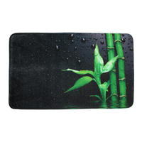 BADTEPPICH Virella 70 x 110 cm - Schwarz, Textil (70/110cm) - Sanilo