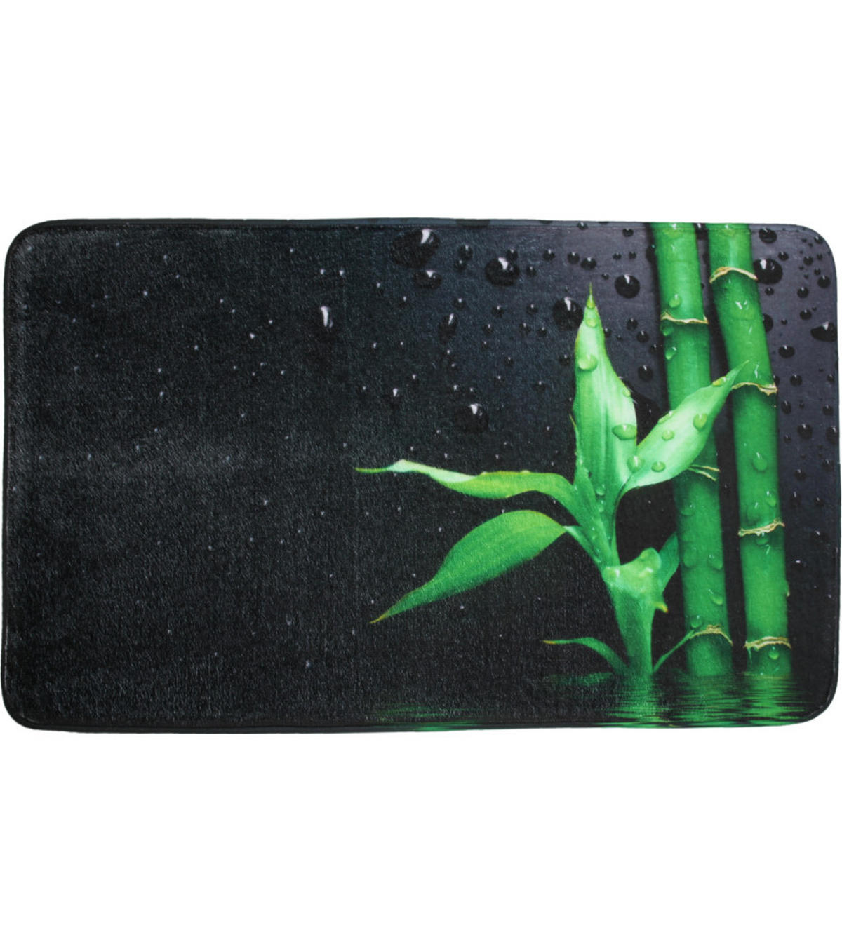 BADTEPPICH Virella 70 x 110 cm - Schwarz, Textil (70/110cm) - Sanilo