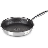 BRATPFANNE HEXAPRO Edelstahl Silber - Silberfarben, Metall (28cm) - Rosmarino