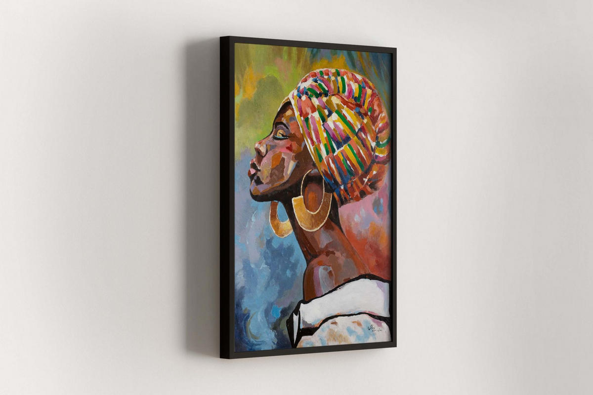 ACRYLBILD HANDGEMALT 70/100 cm - Braun, Holz/Textil (70/100cm) - KUNSTLOFT