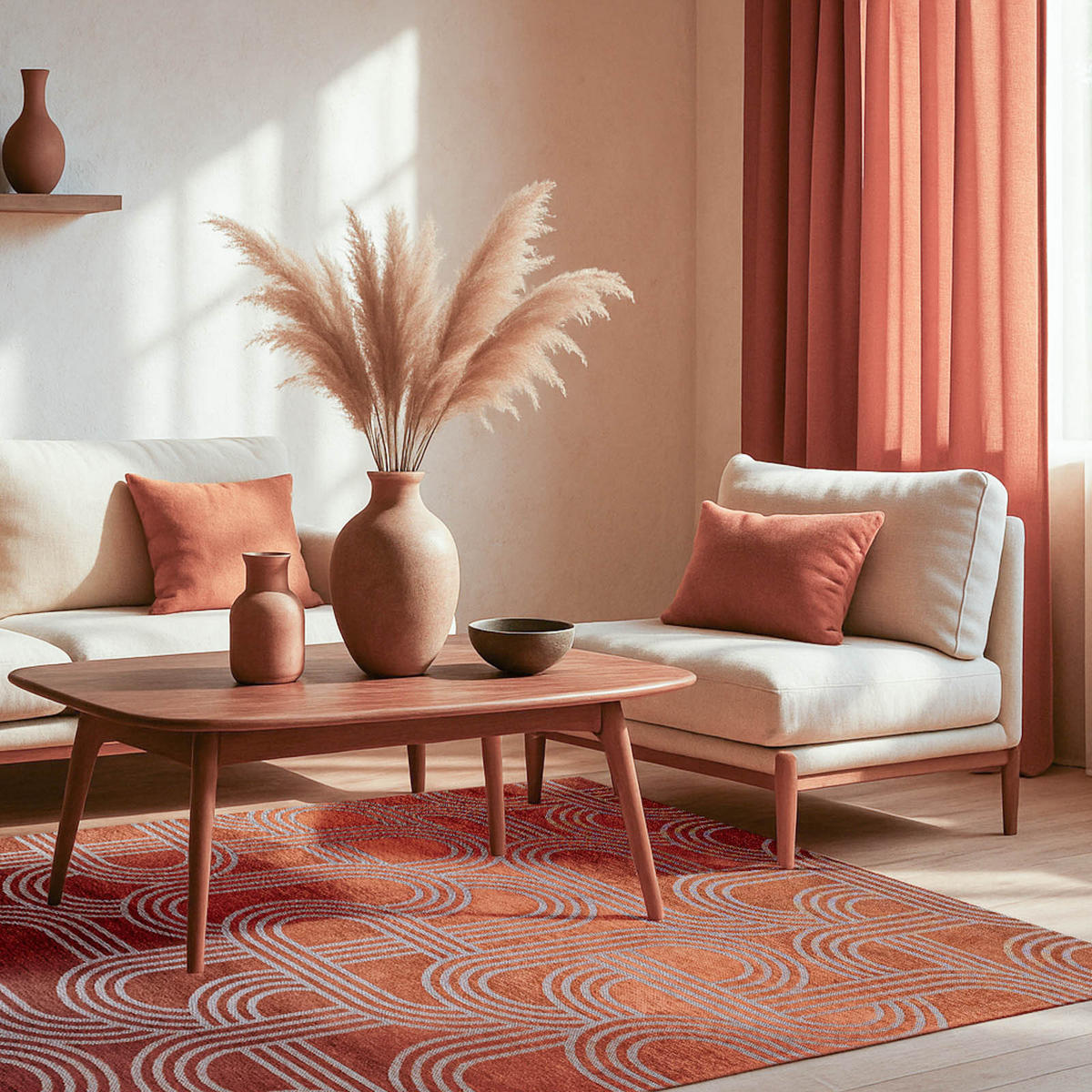 PREPROGA Disco Red Pepper 240/340 cm - rdeča, umetna masa/tekstil (240/340cm) - Lola&Moi