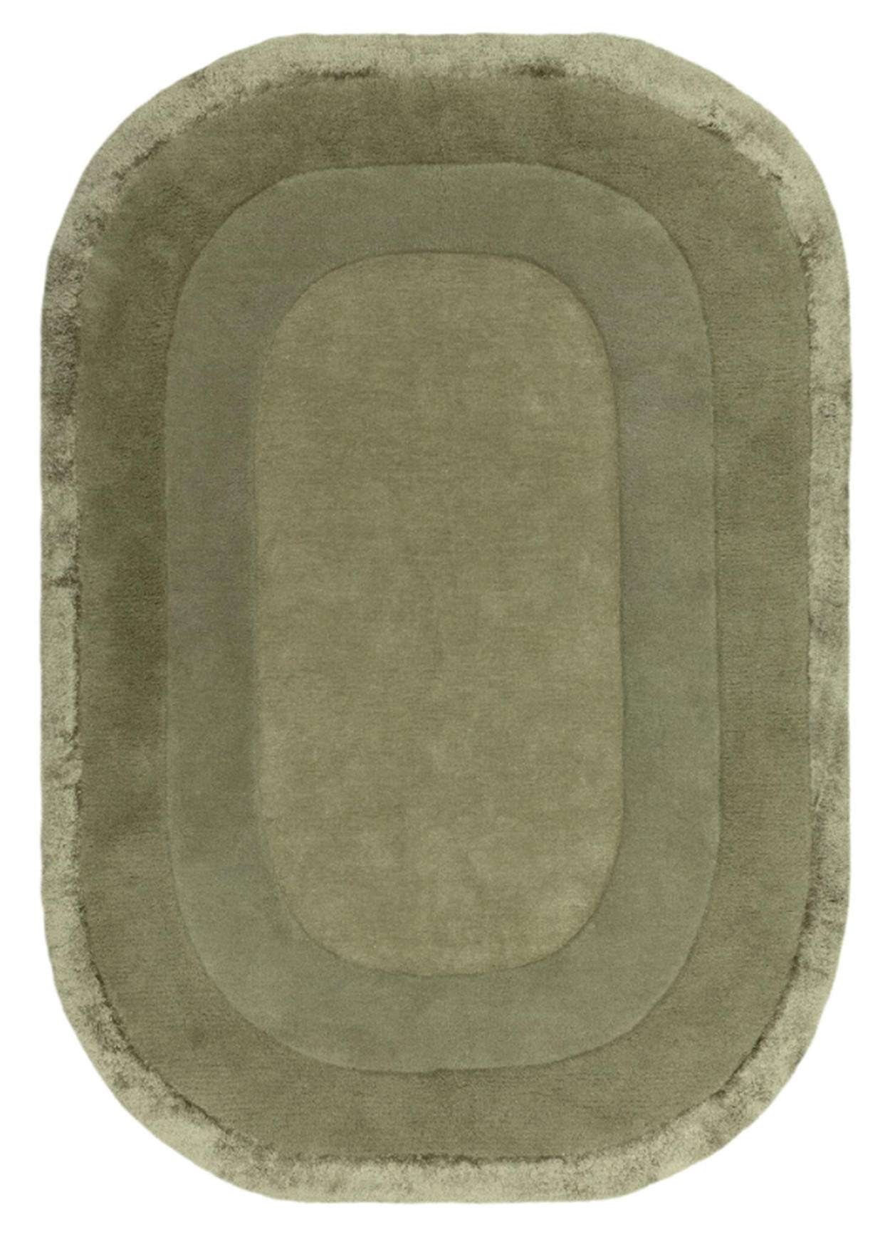 TEPPICH handgetuftet RINGO Grün 160 x 230 cm - Grün, Naturmaterialien (160/230cm) - Novatrend