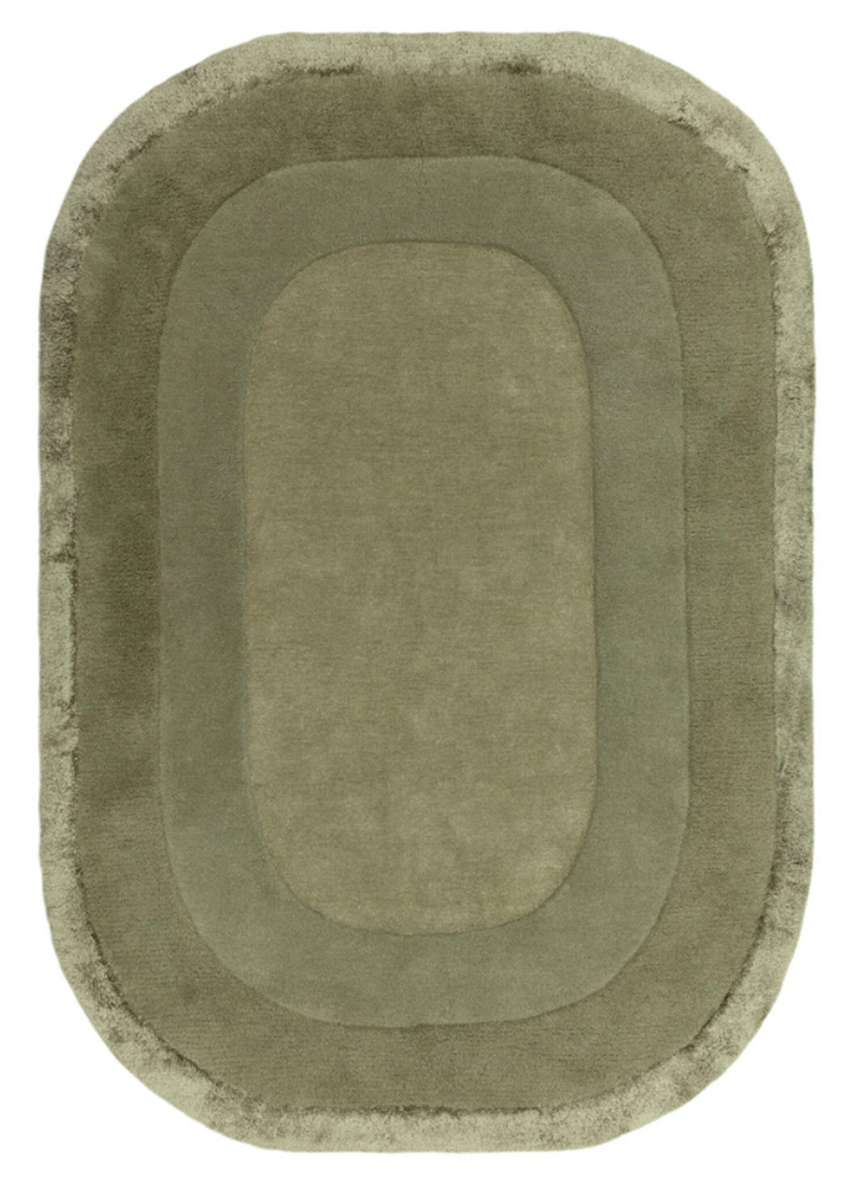 TEPPICH handgetuftet RINGO Grün 160 x 230 cm - Grün, Naturmaterialien (160/230cm) - Novatrend