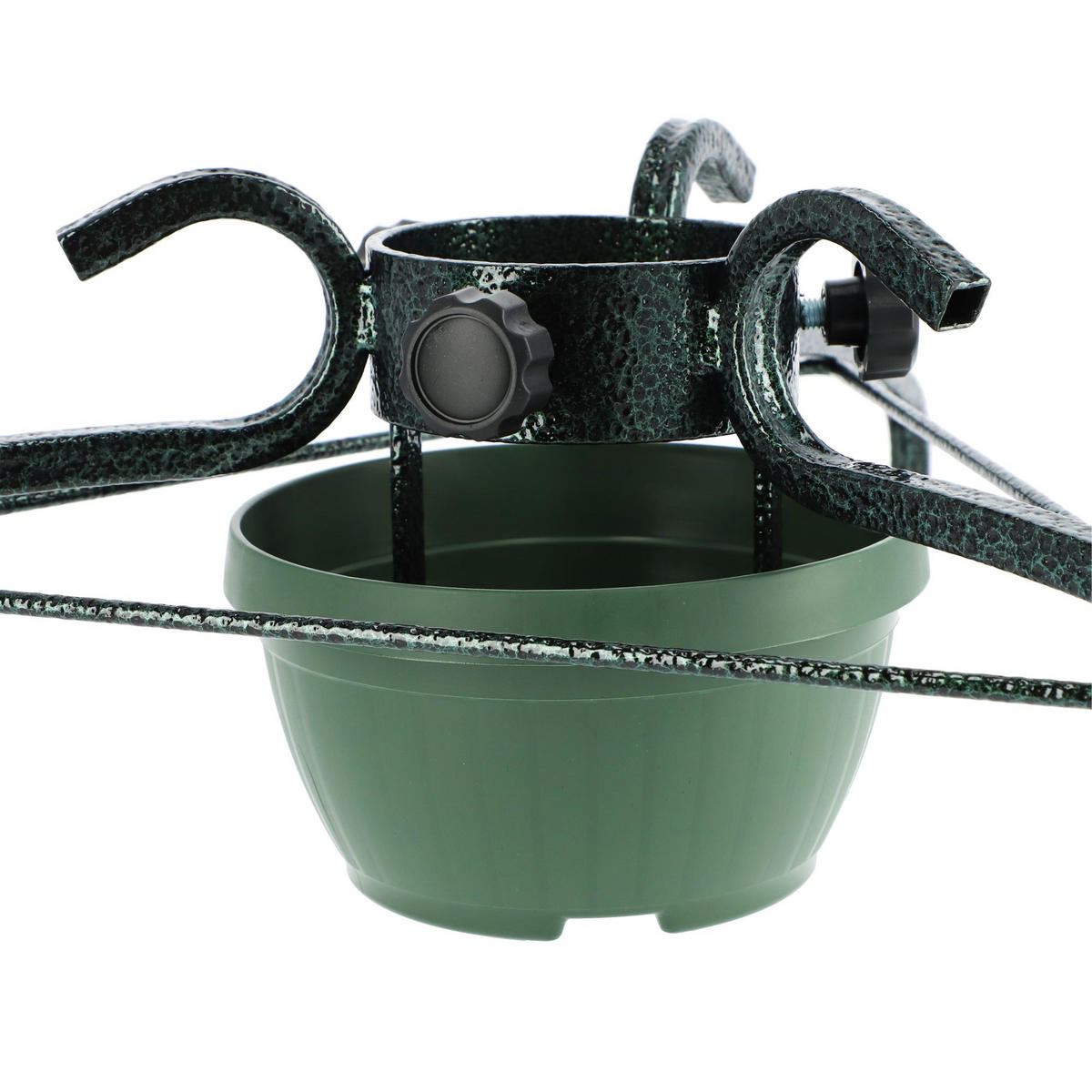 KADAX Weihnachtsbaumständer 2 m Weihnachtsbaumständer aus Metall mit Schale - Grün, Kunststoff/Metall (17.5cm) - KADAX