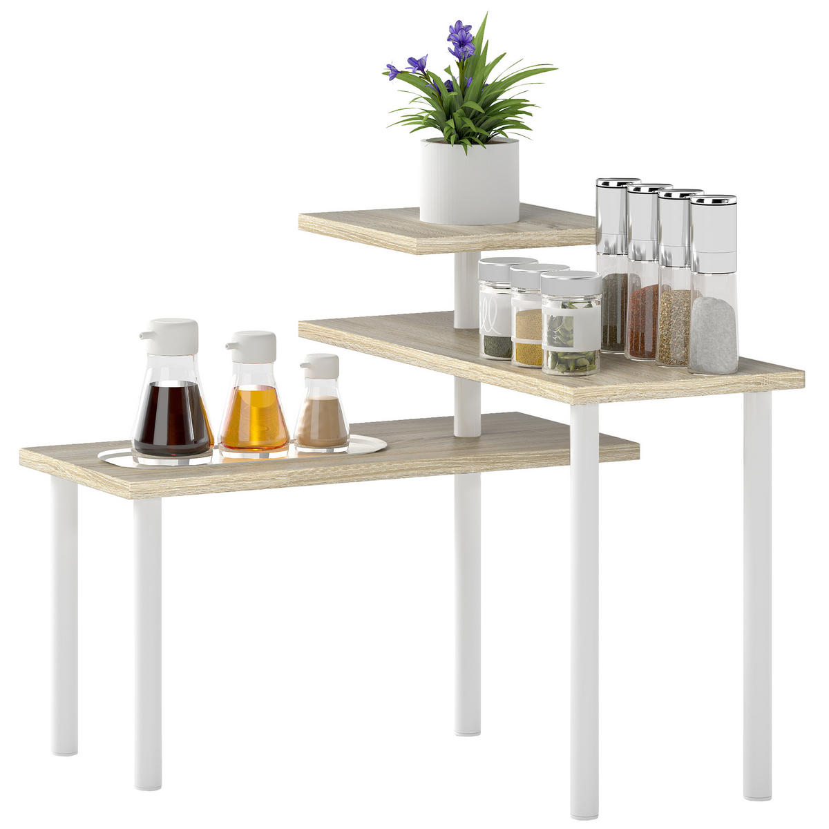 KÜCHENREGAL Braun 1 Stück - Braun, Holzwerkstoff (18/36.5/40cm) - GiPP