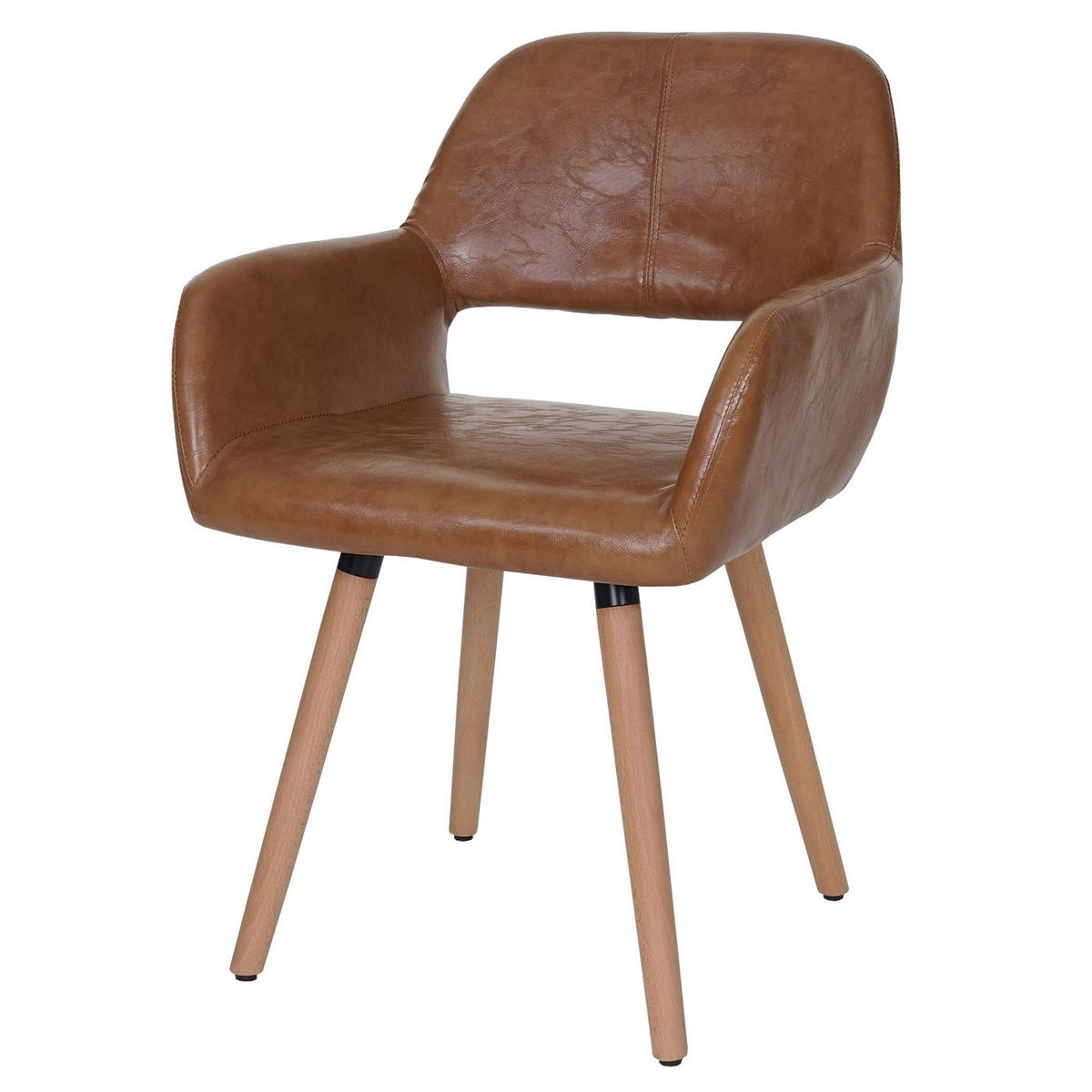 ESSZIMMERSTUHL Braun - Braun, Textil (56/78/57cm) - MCW