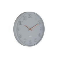 WANDUHR Calma 3.8/30/30 cm - Grau, Kunststoff (30/30/3.8cm) - Karlsson