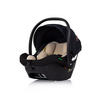 BABYSCHALE i-Size Duo Smart schwarz beige Gruppe 0+, Kissen, verstellbare Kopfstütze - Beige/Schwarz, Kunststoff (40/58/66cm) - Chipolino
