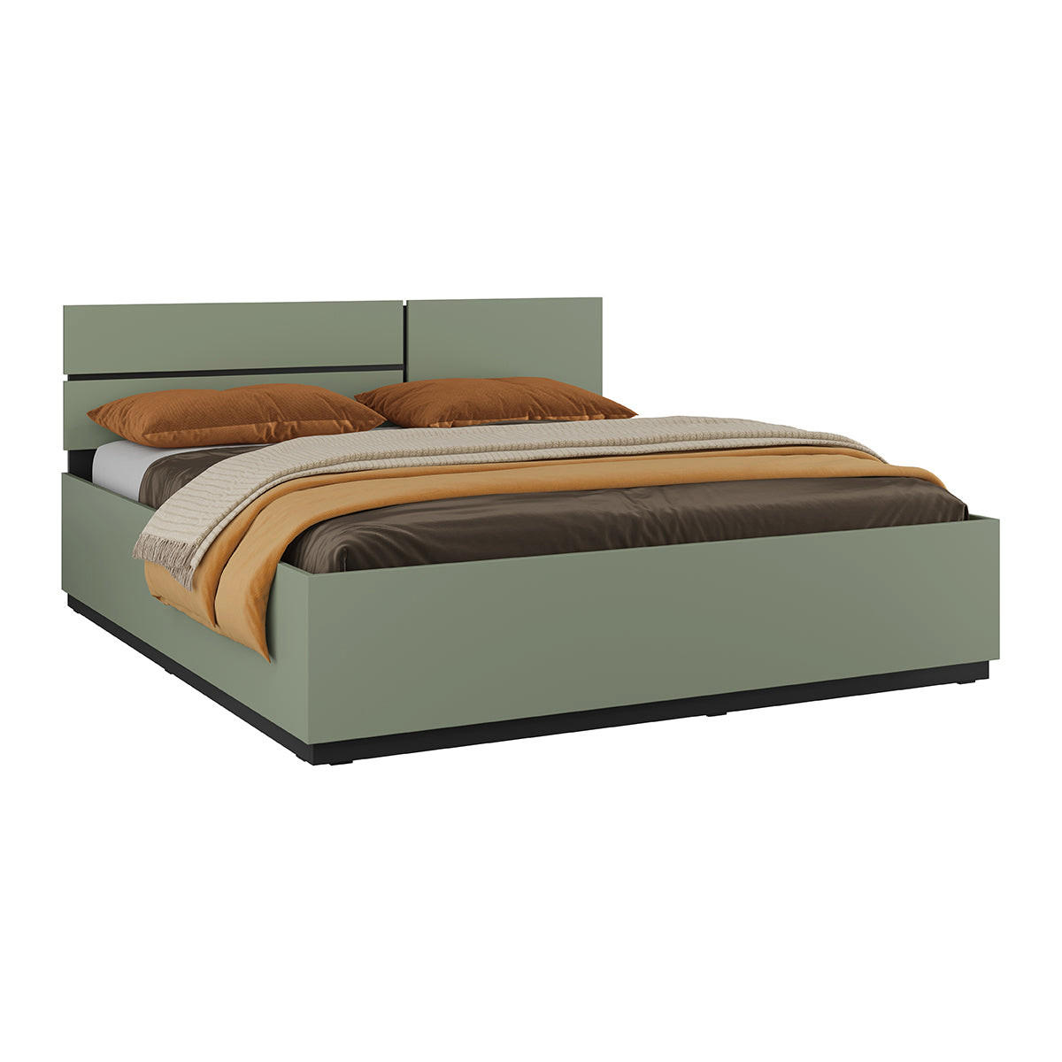 KREVET 180/200 Lilia Zeleni - zelena, drvni materijal (180/200cm) - Petits-meubles