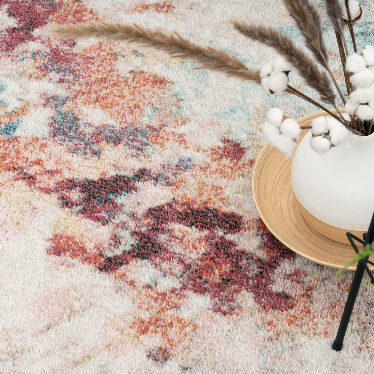 KURZFLORTEPPICH 120/160 RYAN 932 - Multicolor, Kunststoff (120/160cm) - Paco Home