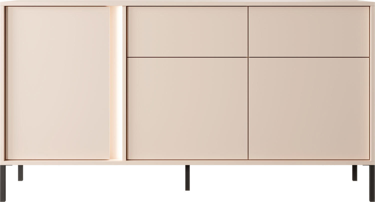 WFL Group Sideboard Beige 153.1x81.4x39.5 cm