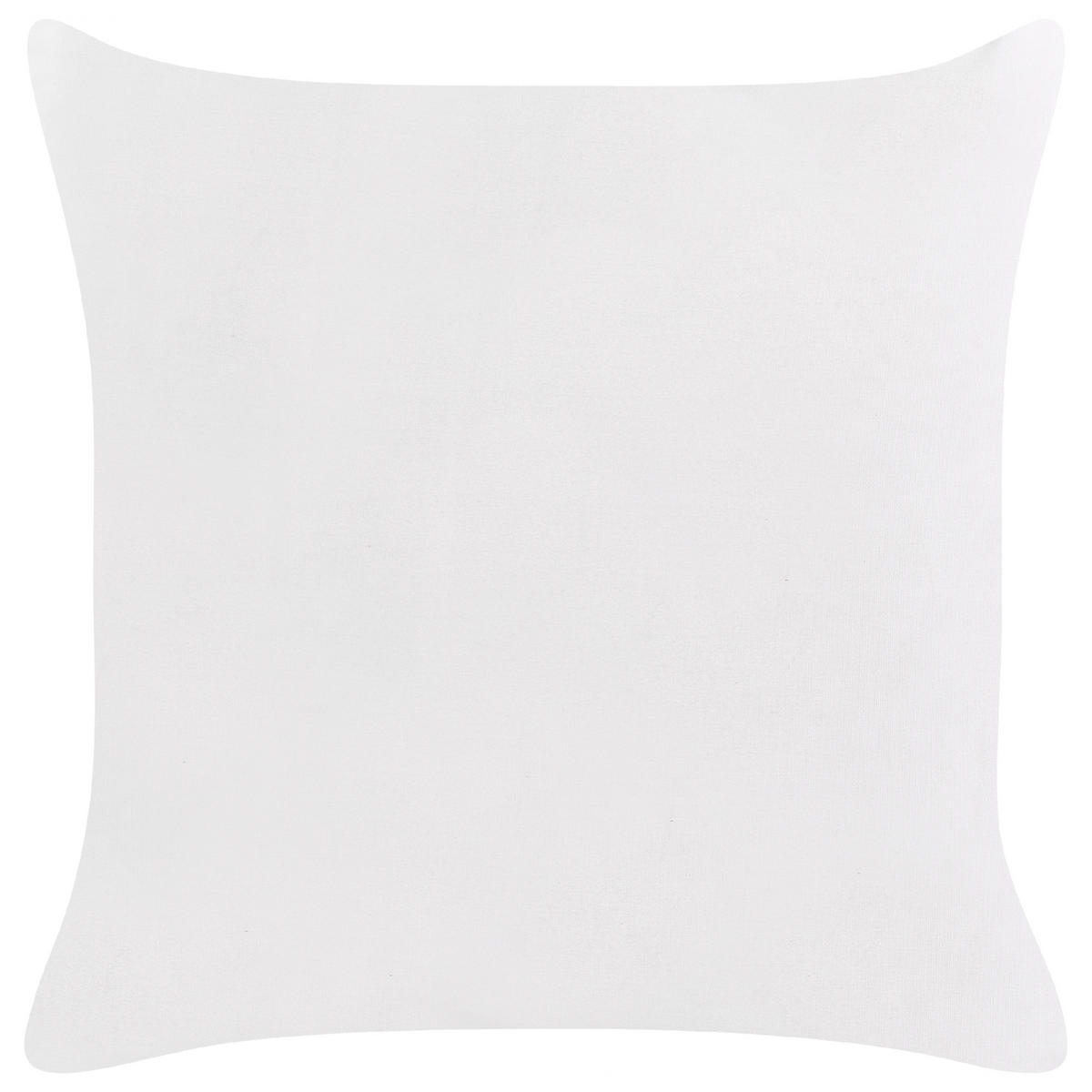 GARTENKISSEN 2er-Set Blattmotiv mehrfarbig 45/45 cm Taggia - Multicolor, Textil (45/45cm) - Beliani