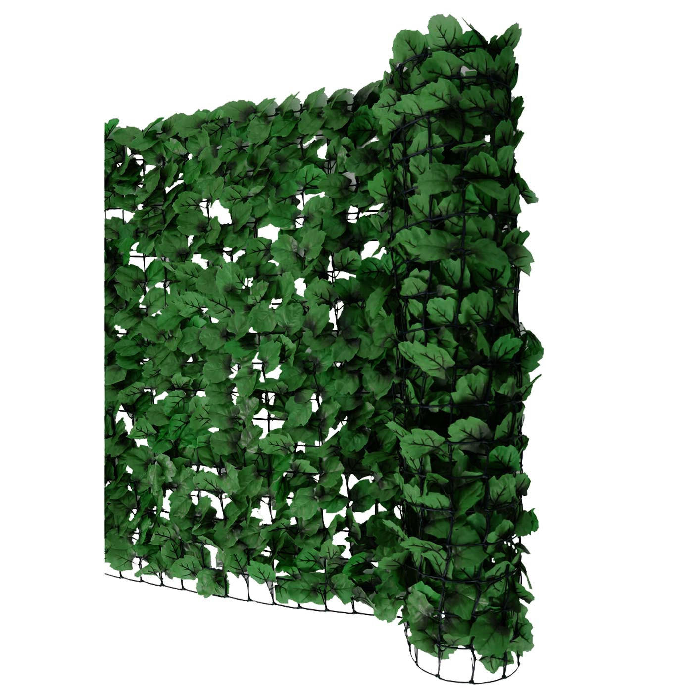 BALKONSICHTSCHUTZ BLATT Dunkelgrün - Dunkelgrün, Kunststoff (500/150cm) - MCW