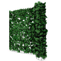 BALKONSICHTSCHUTZ BLATT Dunkelgrün - Dunkelgrün, Kunststoff (500/150cm) - MCW