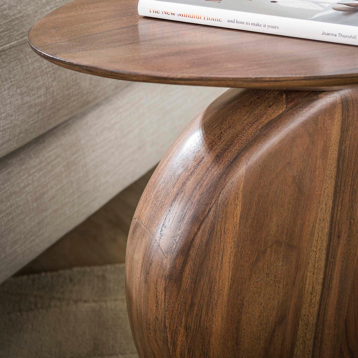 BEISTELLTISCH Solid Braun 36/45/50 cm - Braun, Holz (450/500/360cm) - Hoyz Collection