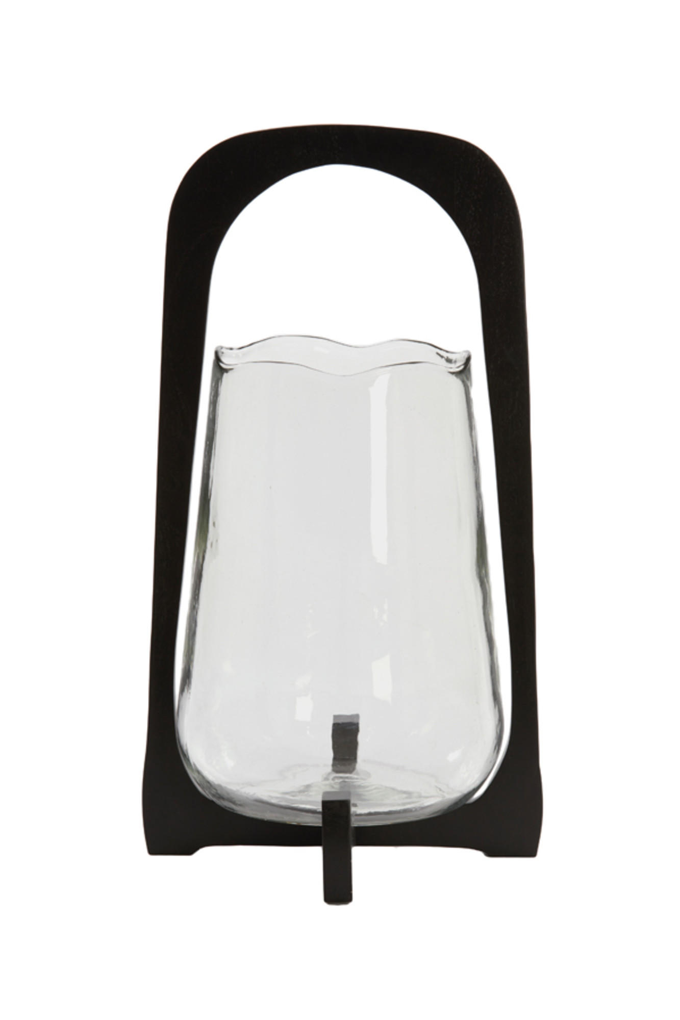 WINDLICHT Anosy Schwarz Ø26/48 cm - Schwarz, Holz (26/48/26cm) - Light & Living