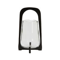 WINDLICHT Anosy Schwarz Ø26/48 cm - Schwarz, Holz (26/48/26cm) - Light & Living