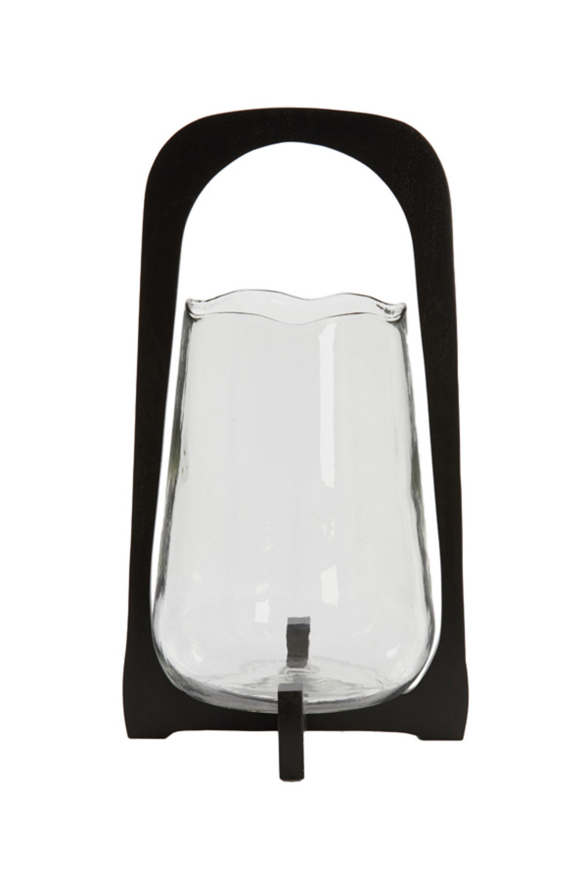 WINDLICHT Anosy Schwarz Ø26/48 cm - Schwarz, Holz (26/48/26cm) - Light & Living