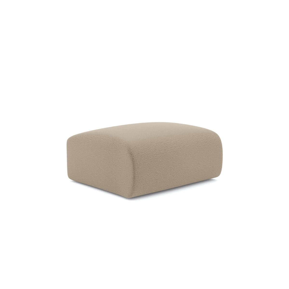 SITZKISSEN Bouclé-Stoff Taupe 75cm - Taupe, Textil (75/45/75cm) - Sia Home