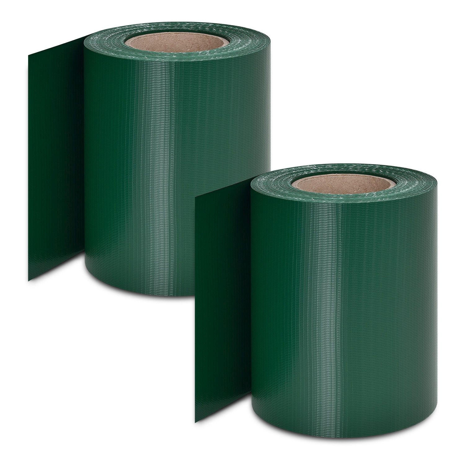 SICHTSCHUTZSTREIFEN grün 2er-Set - Grün, Kunststoff (3500/19cm) - Juskys
