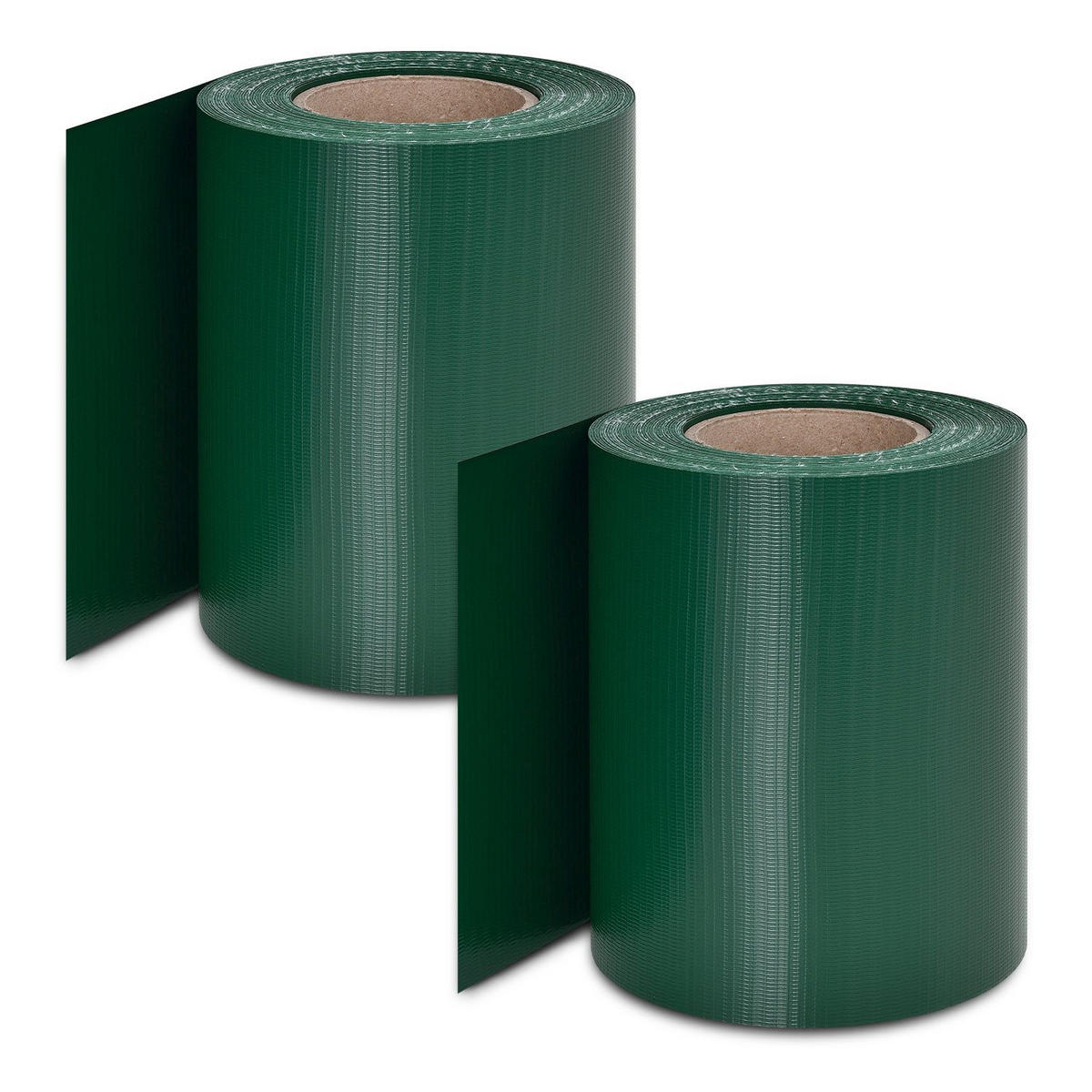 SICHTSCHUTZSTREIFEN grün 2er-Set - Grün, Kunststoff (3500/19cm) - Juskys