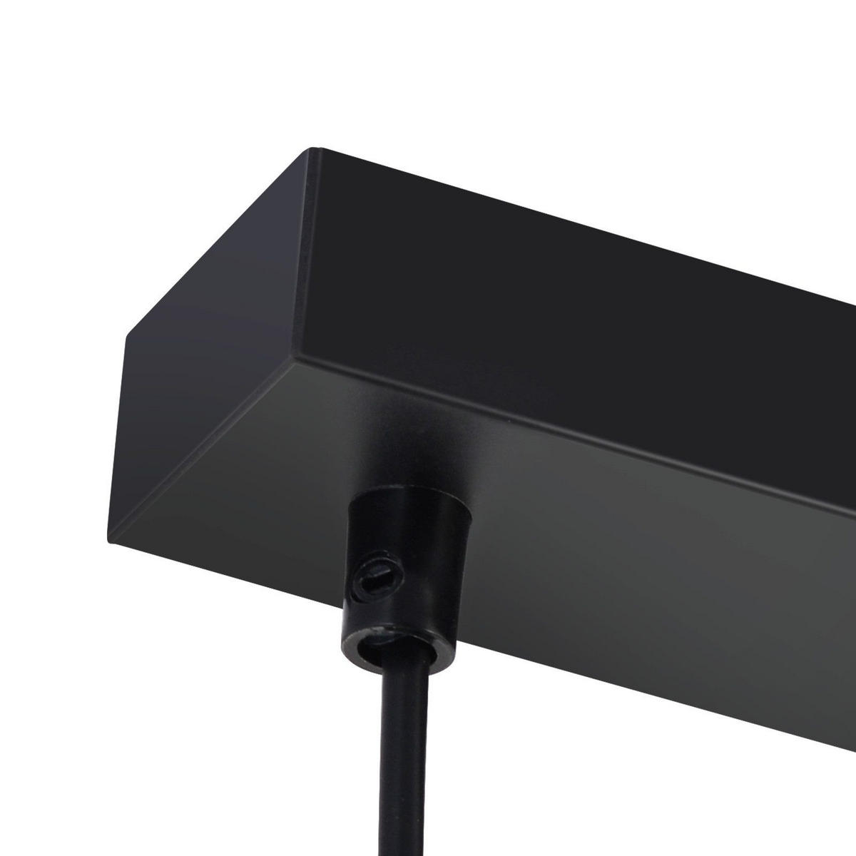 HÄNGELEUCHTE Marr 40/5/140 cm - Schwarz, Metall (5/40/140cm) - Nettlife