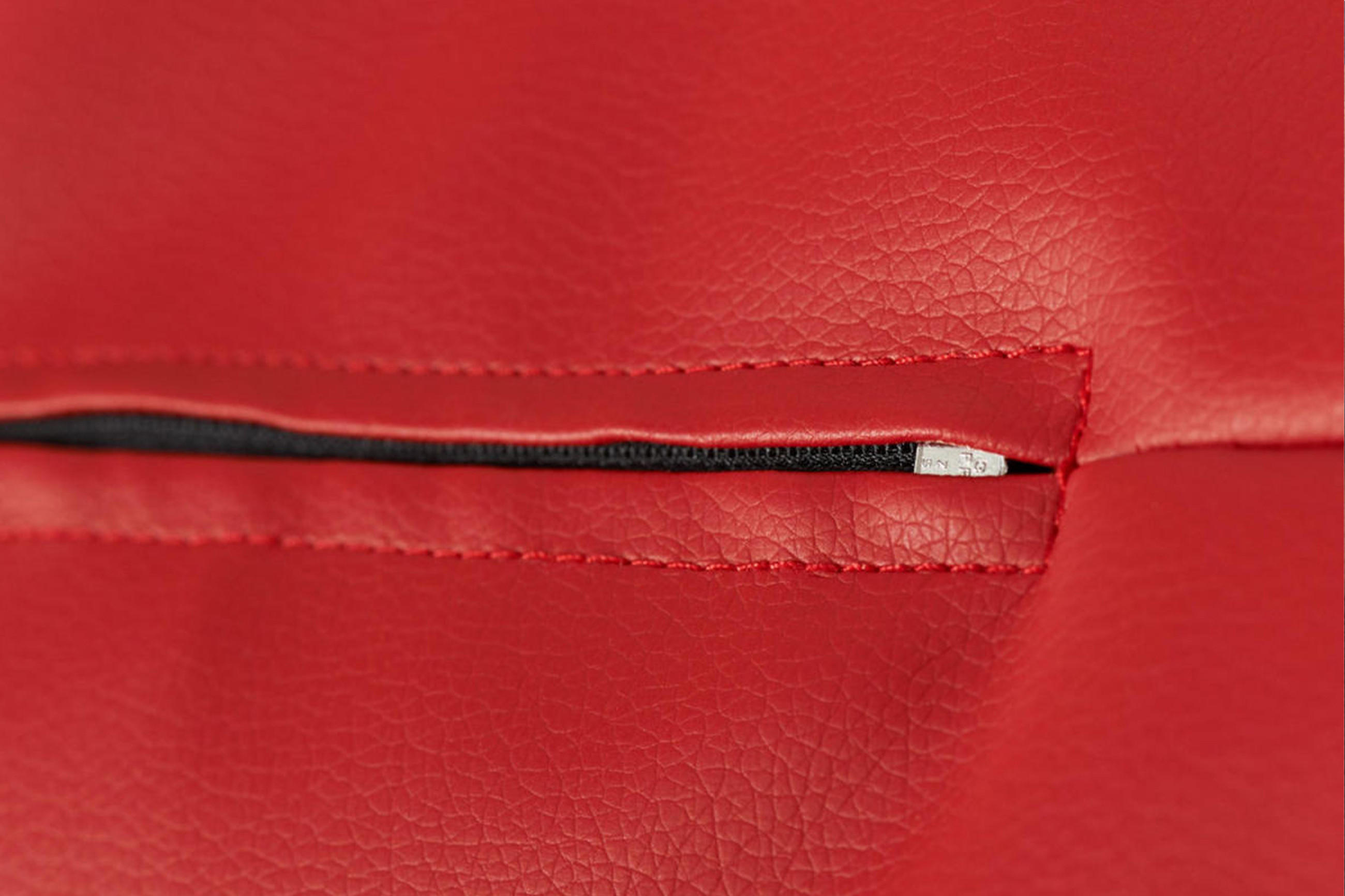 Sitzsack mit Leder-Bezug